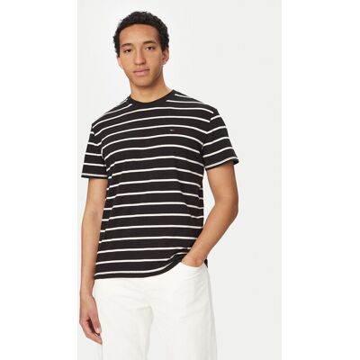 Tommy Jeans T-Shirt DM0DM22544 Schwarz Regular Fit M male Tommy Jeans T-Shirt DM0DM22544 Schwarz Regular Fit M male