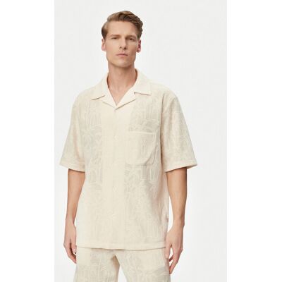 Guess Hemd F6GP05 KG362 Creme Regular Fit L male Guess Hemd F6GP05 KG362 Creme Regular Fit L male