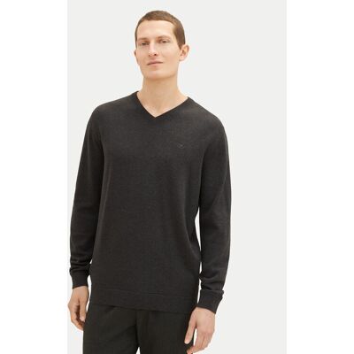 Tom Tailor Pullover 1038427 Grau Regular Fit M male Tom Tailor Pullover 1038427 Grau Regular Fit M male