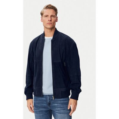BOSS Lederjacke Jonorve 50562519 Dunkelblau Regular Fit 56 male BOSS Lederjacke Jonorve 50562519 Dunkelblau Regular Fit 56 male