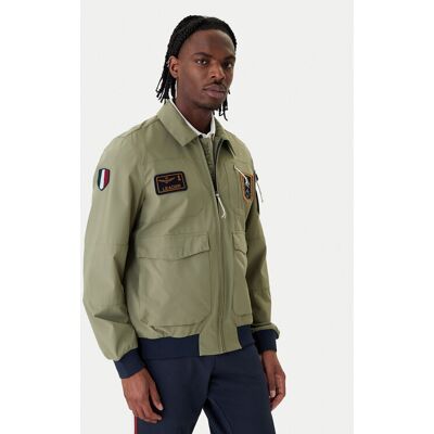 Aeronautica Militare Bomberjacke 261AB3049UCT04290 Grün Regular Fit 48 male Aeronautica Militare Bomberjacke 261AB3049UCT04290 Grün Regular Fit 48 male