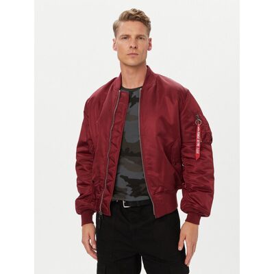Alpha Industries Bomberjacke Ma-1 100101 Dunkelrot Regular Fit M male Alpha Industries Bomberjacke Ma-1 100101 Dunkelrot Regular Fit M male