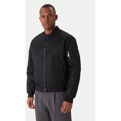 Calvin Klein Bomberjacke Hero K10K109907 Schwarz Relaxed Fit M male Calvin Klein Bomberjacke Hero K10K109907 Schwarz Relaxed Fit M male
