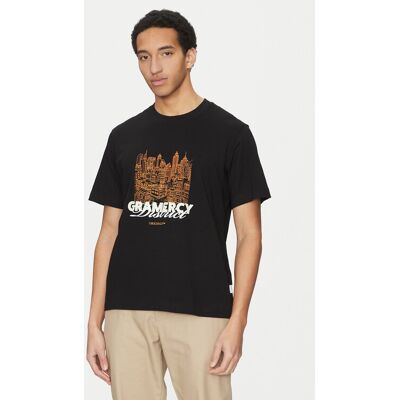 Jack & Jones T-Shirt Boston 12272981 Schwarz Relaxed Fit M male Jack & Jones T-Shirt Boston 12272981 Schwarz Relaxed Fit M male