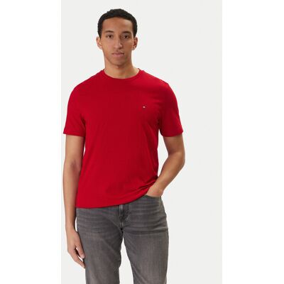 Tommy Hilfiger T-Shirt Ess Seasonal MW0MW39995 Rot Regular Fit L male Tommy Hilfiger T-Shirt Ess Seasonal MW0MW39995 Rot Regular Fit L male