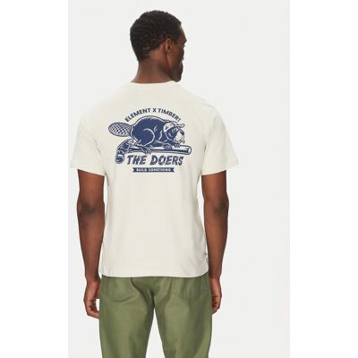 Element T-Shirt ELYZT00518 Beige Regular Fit M male Element T-Shirt ELYZT00518 Beige Regular Fit M male