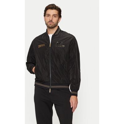 KARL LAGERFELD Bomberjacke 505405 551501 Schwarz Regular Fit 52 male KARL LAGERFELD Bomberjacke 505405 551501 Schwarz Regular Fit 52 male