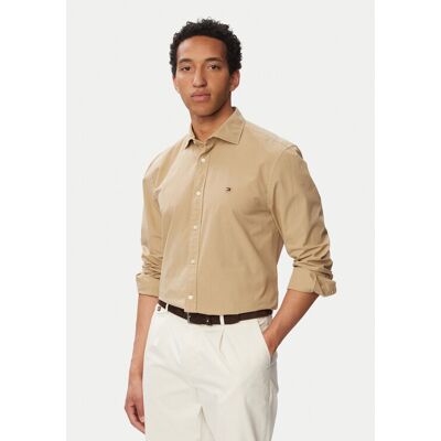 Tommy Hilfiger Hemd Gmd MW0MW43298 Beige Regular Fit S male Tommy Hilfiger Hemd Gmd MW0MW43298 Beige Regular Fit S male