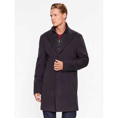 Boss Wollmantel H-Hyde-Bib-234 50502250 Dunkelblau Slim Fit 54 male Boss Wollmantel H-Hyde-Bib-234 50502250 Dunkelblau Slim Fit 54 male