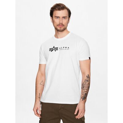 Alpha Industries T-Shirt-Set Alpha Label 118534 Weiß Regular Fit XXL male Alpha Industries T-Shirt-Set Alpha Label 118534 Weiß Regular Fit XXL male