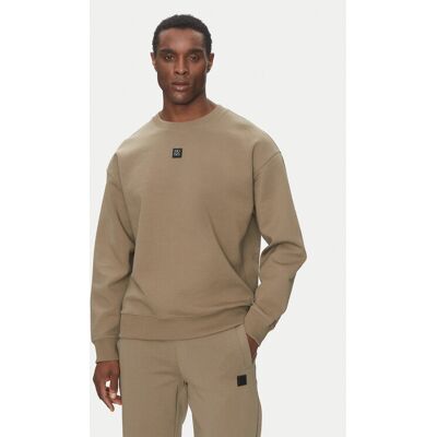 HUGO Sweatshirt Dettil 50533689 Khakifarben Relaxed Fit L male HUGO Sweatshirt Dettil 50533689 Khakifarben Relaxed Fit L male