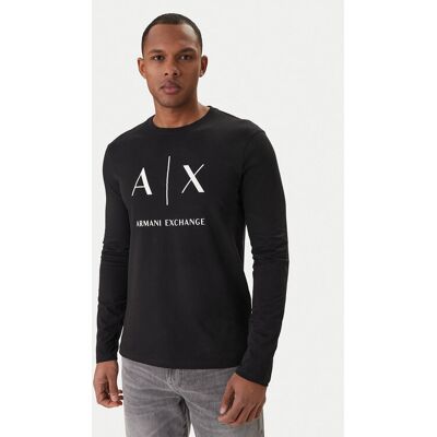 Armani Exchange T-Shirt XM002684 AF10356 UC001 Schwarz Regular Fit M male Armani Exchange T-Shirt XM002684 AF10356 UC001 Schwarz Regular Fit M male