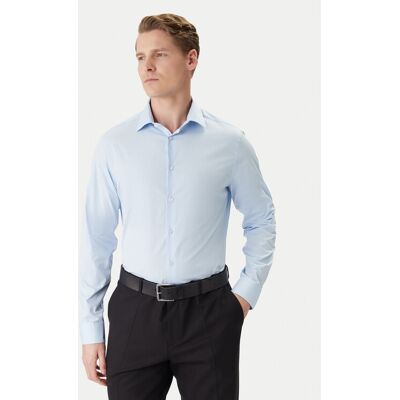 Calvin Klein Hemd LV019EU001 Himmelblau Slim Fit 44 male Calvin Klein Hemd LV019EU001 Himmelblau Slim Fit 44 male