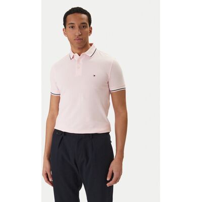 Tommy Hilfiger Poloshirt Seasonal MW0MW39993 Rosa Slim Fit S male Tommy Hilfiger Poloshirt Seasonal MW0MW39993 Rosa Slim Fit S male