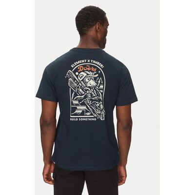Element T-Shirt ELYZT00520 Dunkelblau Regular Fit M male Element T-Shirt ELYZT00520 Dunkelblau Regular Fit M male