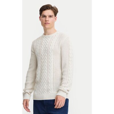 Blend Pullover 20717439 Écru Regular Fit XL male Blend Pullover 20717439 Écru Regular Fit XL male