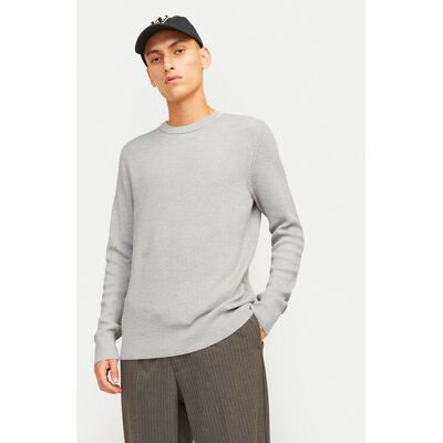 Jack & Jones Pullover Perfect 12257771 Grau Regular Fit L male Jack & Jones Pullover Perfect 12257771 Grau Regular Fit L male