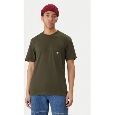 Element T-Shirt Icon Label Pocket ELYKT00198 Grün Regular Fit M male Element T-Shirt Icon Label Pocket ELYKT00198 Grün Regular Fit M male