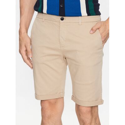 Lindbergh Stoffshorts 30-505044 Beige Slim Fit M male Lindbergh Stoffshorts 30-505044 Beige Slim Fit M male