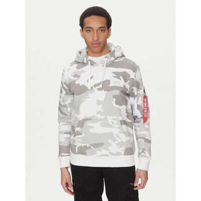 Alpha Industries Sweatshirt Back Print 178318 Grau Regular Fit S male Alpha Industries Sweatshirt Back Print 178318 Grau Regular Fit S male