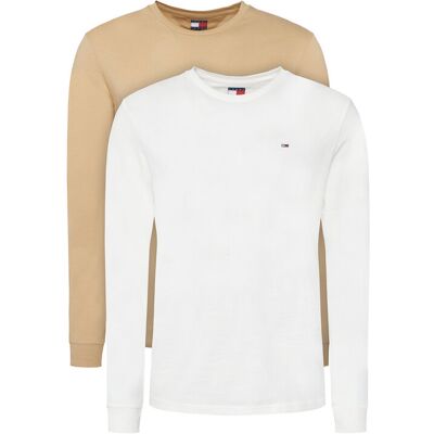 Tommy Jeans Langarmshirt-Set DM0DM22148 Bunt Slim Fit M male Tommy Jeans Langarmshirt-Set DM0DM22148 Bunt Slim Fit M male