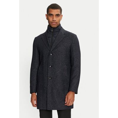 Boss Wollmantel H-hyde 50528177 Dunkelblau Slim Fit 56 male Boss Wollmantel H-hyde 50528177 Dunkelblau Slim Fit 56 male