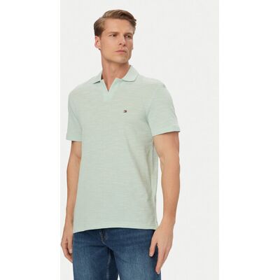 Tommy Hilfiger Poloshirt Textured Oxford Pique MW0MW38482 Hellgrün Regular Fit L male Tommy Hilfiger Poloshirt Textured Oxford Pique MW0MW38482 Hellgrün Regular Fit L male