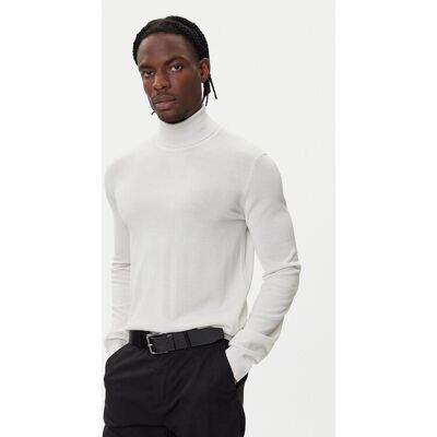 HUGO Rollkragenpullover San Thomas-M 50474174 Weiß Regular Fit XL male HUGO Rollkragenpullover San Thomas-M 50474174 Weiß Regular Fit XL male