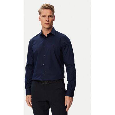 Tommy Hilfiger Hemd MW0MW43749 Dunkelblau Regular Fit 38 male Tommy Hilfiger Hemd MW0MW43749 Dunkelblau Regular Fit 38 male