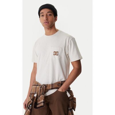 DC Shoes T-Shirt Star Pocket ADYZT05377 Beige Regular Fit XL male DC Shoes T-Shirt Star Pocket ADYZT05377 Beige Regular Fit XL male