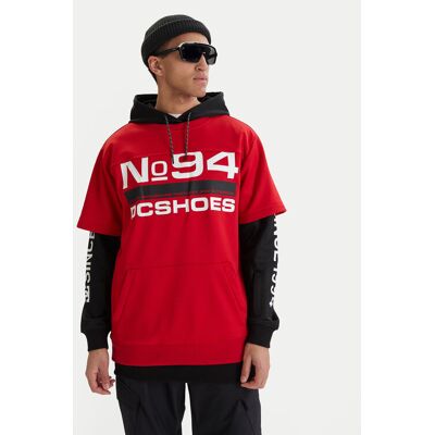 DC Shoes Sweatshirt Dryden ADYFT03411 Rot Regular Fit L male DC Shoes Sweatshirt Dryden ADYFT03411 Rot Regular Fit L male