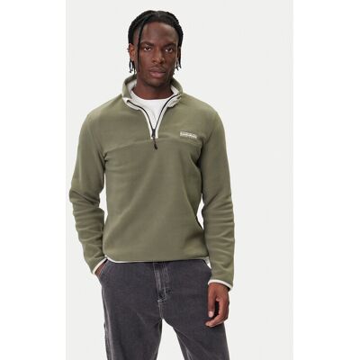 Napapijri Fleecejacke T-Dergana NP0A88UZ Grün Regular Fit XL male Napapijri Fleecejacke T-Dergana NP0A88UZ Grün Regular Fit XL male