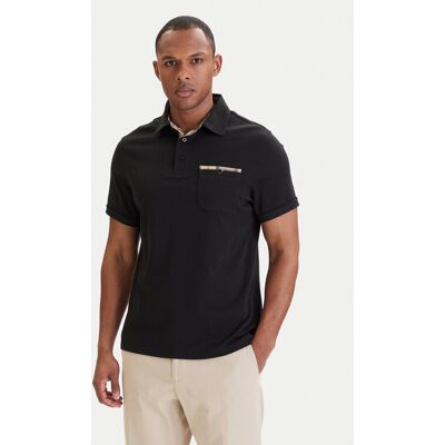 Barbour Poloshirt Premium Corpatch MML1496BK31 Schwarz Tailored Fit M male Barbour Poloshirt Premium Corpatch MML1496BK31 Schwarz Tailored Fit M male