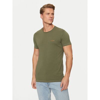 Aeronautica Militare T-Shirt AM1UTI003 Grün Regular Fit L male Aeronautica Militare T-Shirt AM1UTI003 Grün Regular Fit L male