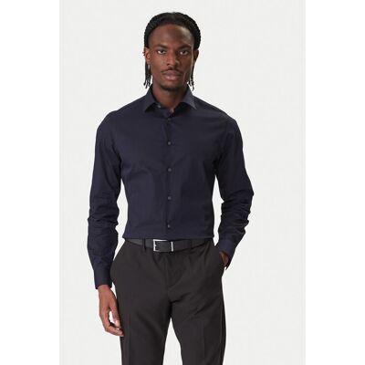 Calvin Klein Hemd Essential LV019EU001 Dunkelblau Regular Fit 41 male Calvin Klein Hemd Essential LV019EU001 Dunkelblau Regular Fit 41 male