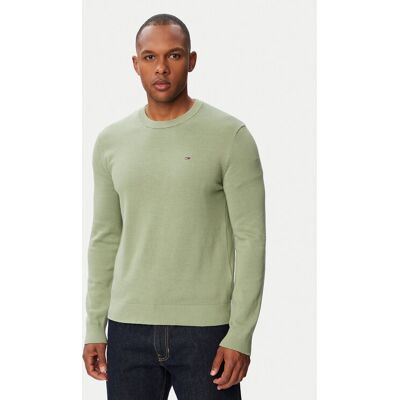 Tommy Jeans Pullover Essential DM0DM22853 Grün Slim Fit S male Tommy Jeans Pullover Essential DM0DM22853 Grün Slim Fit S male