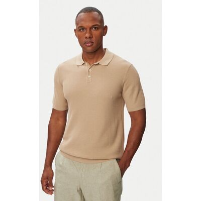 Bugatti Poloshirt 7100-15521E Hellbraun Regular Fit 3XL male Bugatti Poloshirt 7100-15521E Hellbraun Regular Fit 3XL male