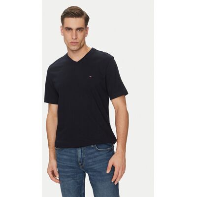Tommy Hilfiger T-Shirt Essential V-Neck Tee MW0MW39249 Dunkelblau Regular Fit M male Tommy Hilfiger T-Shirt Essential V-Neck Tee MW0MW39249 Dunkelblau Regular Fit M male