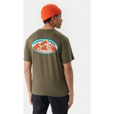 Element T-Shirt Epic ELYZT00578 Khakifarben Regular Fit M male Element T-Shirt Epic ELYZT00578 Khakifarben Regular Fit M male