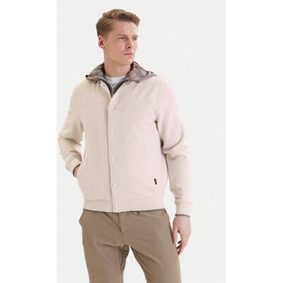Bugatti Übergangsjacke 8750-75062C Écru Modern Fit L male Bugatti Übergangsjacke 8750-75062C Écru Modern Fit L male