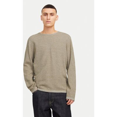 Jack & Jones Pullover George 12268279 Beige Regular Fit XXL male Jack & Jones Pullover George 12268279 Beige Regular Fit XXL male