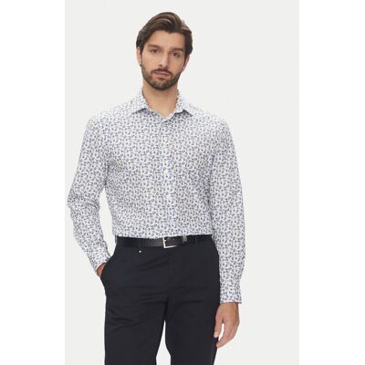 Pierre Cardin Hemd C6 11004.0409 Dunkelblau Modern Fit 43 male Pierre Cardin Hemd C6 11004.0409 Dunkelblau Modern Fit 43 male