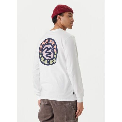 Element Longsleeve Path Ahead ELYZT00581 Weiß Regular Fit M male Element Longsleeve Path Ahead ELYZT00581 Weiß Regular Fit M male