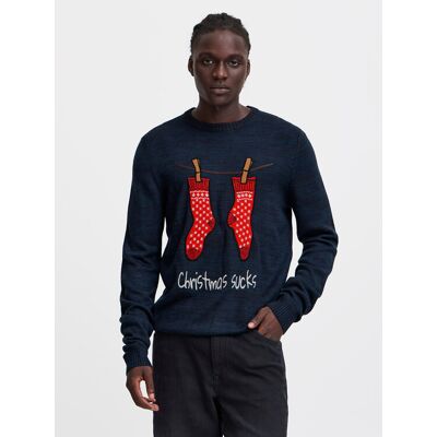 Blend Pullover 20717599 Dunkelblau Regular Fit M male Blend Pullover 20717599 Dunkelblau Regular Fit M male