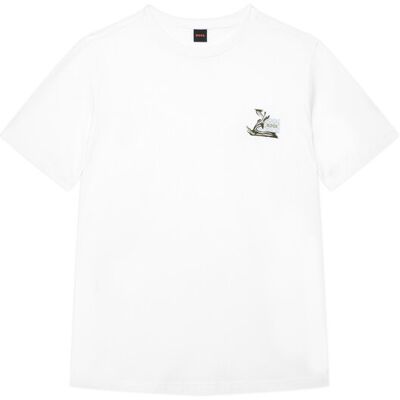 BOSS T-Shirt Te Blueprint 50566628 Weiß Regular Fit XL male BOSS T-Shirt Te Blueprint 50566628 Weiß Regular Fit XL male