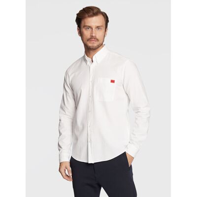 Hugo Hemd Evito 50479302 Weiß Slim Fit S male Hugo Hemd Evito 50479302 Weiß Slim Fit S male