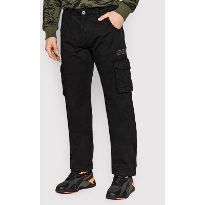 Alpha Industries Stoffhose Jet 101212 Schwarz Straight Fit 33 male Alpha Industries Stoffhose Jet 101212 Schwarz Straight Fit 33 male