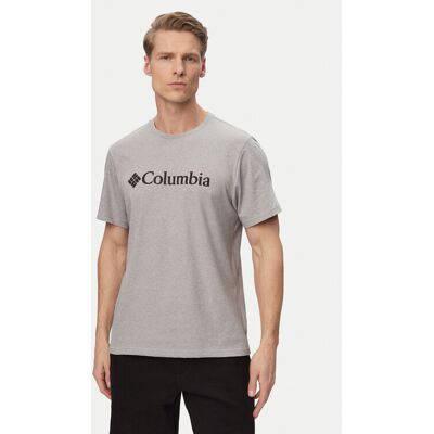 Columbia T-Shirt Basic Logo™ 2155001 Hellgrau Regular Fit XXL male Columbia T-Shirt Basic Logo™ 2155001 Hellgrau Regular Fit XXL male