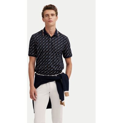 Bugatti Poloshirt 8150-75032C Dunkelblau Regular Fit L male Bugatti Poloshirt 8150-75032C Dunkelblau Regular Fit L male