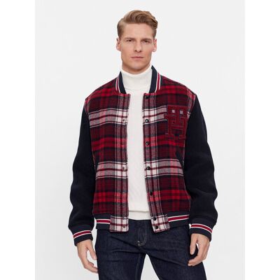 Tommy Hilfiger Bomberjacke Varsity MW0MW34023 Rot Regular Fit M male Tommy Hilfiger Bomberjacke Varsity MW0MW34023 Rot Regular Fit M male